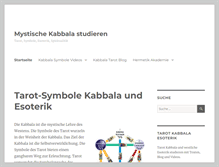 Tablet Screenshot of kabbala.at